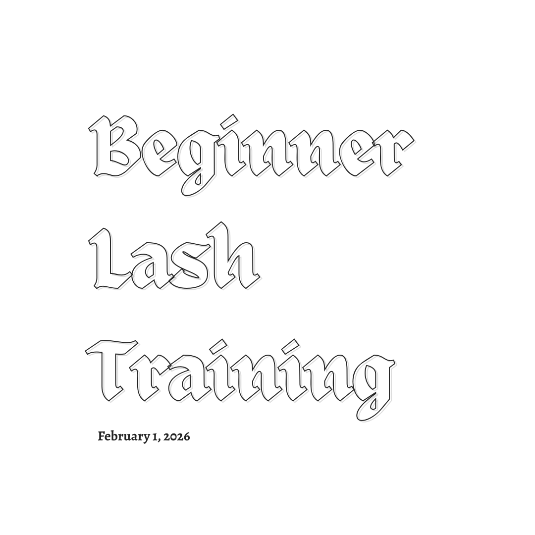 Beginner Lash Training